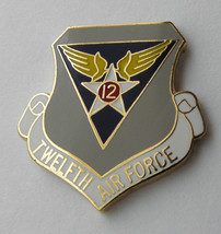 12TH Usaf Twelfth Air Force United States Lapel Pin Badge 1 Inch - £4.28 GBP