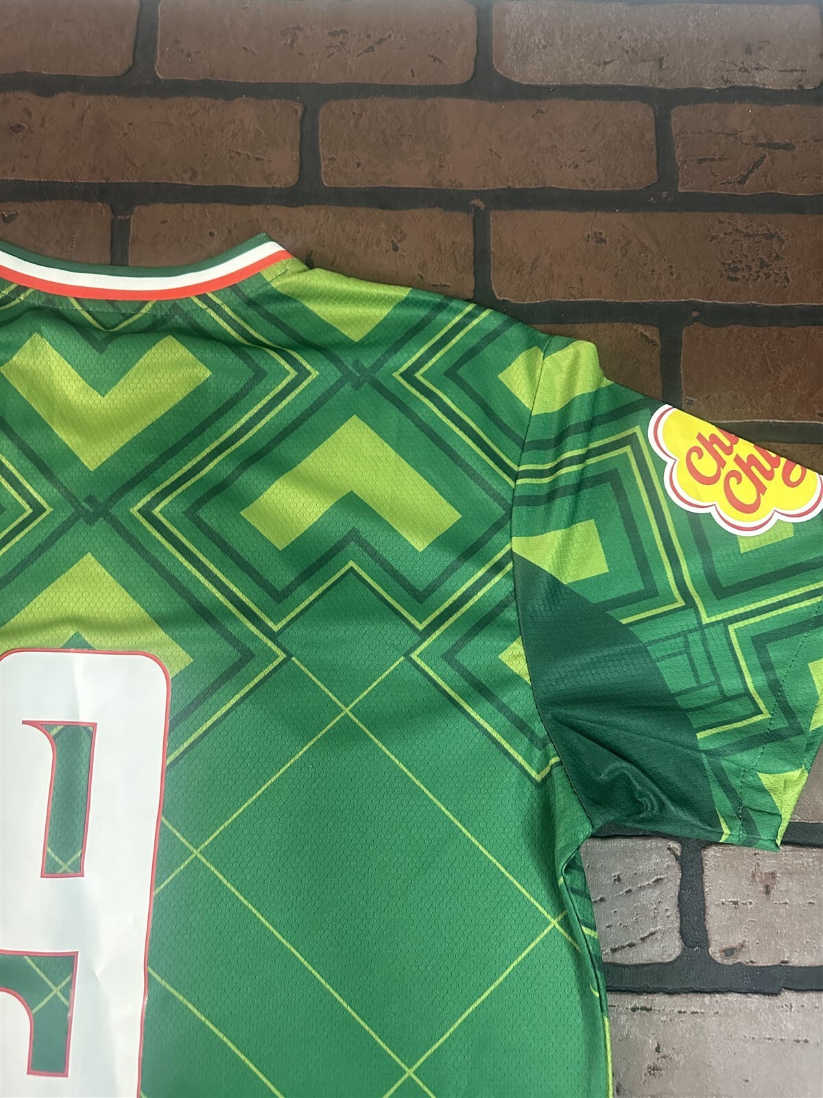Mexico 1990 Monde Tasse National Équipe Headgear Classics Football Jersey ~ Item image 4