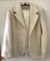 Vtg Mayfair Of California Style 6920 Beige Wool Coat - $1,000.00