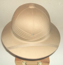 US Military Pith &quot;Sun&quot; fibre fiber helmet post WWII manufacture; Groucho... - $45.00
