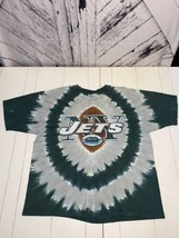 Liquid Blue T Shirt New York Jets Football Tshirt Tie Dye 2XL White Tag VTG NFL - £70.39 GBP
