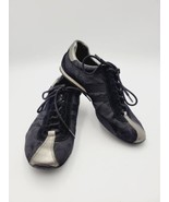 Coach Signature Katelyn Black Silver Fashion Sneakers Shoes Size 8 M - $28.04