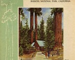 Giant Forest Lodge Menu Sequoia National Park California 1965 Damaged  - $87.12