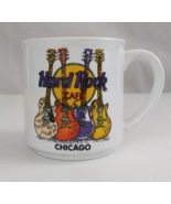 Hard Rock Cafe Chicago Electric Guitars Design 10oz Coffee Cup - $13.52 CAD