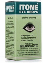 Orginal Itone Eye Drops Ayurvedic Eyes Conjunctvitis Clear Vision10ml - $10.93