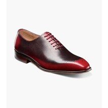 Stacy Adams Hallquist Plain Toe Oxford Shoes Leather Red 25742-600 image 8