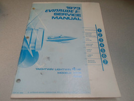 1973 Evinrude Service Atelier Réparation Manuel 4 HP Yachtwin 4306 4336 OEM Boat - $69.94