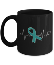 Coffee Mug Funny Ovarian Cancer Awareness Uplifting  - £15.94 GBP
