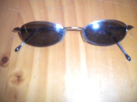 Kirkland Signature Blue/Brown 657939 Morgan Made in Italy Wire Rim Sunglasses - £14.15 GBP