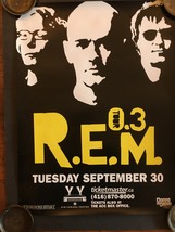 R.E.M. original September 2003 Toronto, Canada CONCERT POSTER REM - $29.99