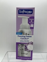 SoftSoap Foaming Starter Kit Lavender 1 Bottle &amp; 2 Refill Tablets Gift Set - £4.78 GBP