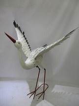 Metal Heron with Open Wings Statue - $198.19