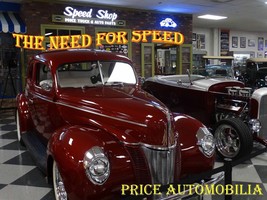Speed Shop Mechanic Auto Stop Price Automobilia Collection Metal Sign - $30.00
