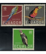 ZAYIX - 1959 Ecuador - #634-636 - MNH -  Birds - Hummingbirds - Toucan -... - £2.99 GBP