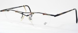 Vintage CFL 4003 / A Noir Mat/Multicolore Unique Rare Lunettes 48-18-135mm - $83.15