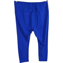 Yogalicious Leggings Royal Blue Yoga Pants Large High Rise Pocket Pull On - $381.01 MXN