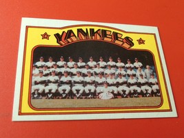 1972 N.Y. Yankees Team # 237 Topps Baseball Nm / Mint Or Better !! - $64.99