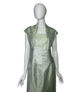 Vintage Scott McClintock Dress Formal Green 2 Pc Size 12 Made in USA Mot... - $25.85 CAD