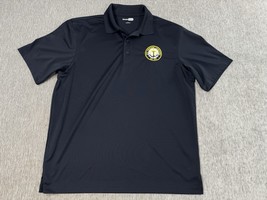 US Navy Musicians Association Polo Shirt Mens Large Black USN Veteran Mu... - $29.69