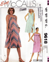 Misses&#39; PULLOVER SUNDRESS Vintage 1985 McCall&#39;s Pattern 9618 Size 12-14-16 - $15.00