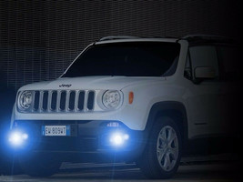 Non-Halo Fog Lamps Driving Light Kit for 2015 2016 2017 2018 Jeep Renegade - £75.57 GBP