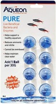Aqueon Pure Live Beneficial Bacteria and Enzymes for Aquariums - 8 count - £20.81 GBP