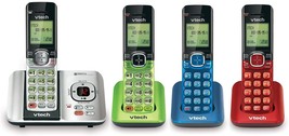 Vtech Cs6529-4B 4-Handset Dect 6Point0 Cordless Phone, Expandable To 5 Handsets, - £93.48 GBP