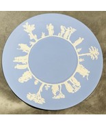 Vintage 1980 WEDGWOOD BLUE JASPERWARE 9 1/4&quot; PLATE Greek Mythology Large... - $20.32