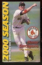 2000 Boston Red Sox Pocket Schedule Nomar Garciaparra Budweiser - £0.99 GBP