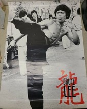 * Vintage Bruce Lee Pyramid Poster 33.5&quot;X 24&quot;.  READ - $84.50 CAD