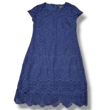 Laundry by Shelli Segal Los Angeles Dress Size 4 A-Line Floral Lace Dress Lined - £29.37 GBP