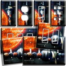 Solar System Aligned Planets Space Stars Light Switch Outlet Plate Celestial Art - £14.25 GBP+