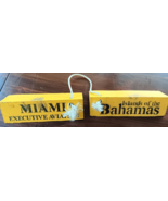 Miami Bahamas Executive Airport Chocks for Airplanes tires 12&quot;x2&quot; with Rope - £139.44 GBP