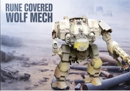Mech Warrior Rune Covered Wolf Mech 50mm | 3D Printed Fan Art Model | Ta... - $361.28 MXN