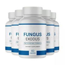 5 Pack Fungus Exodus Pills Supports Strong Healthy Natural Nails 300 Cap... - $97.99