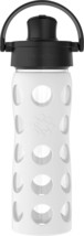 Lifefactory 16-Ounce Glass Water Bottle With Active Flip Cap And, Optic ... - $33.93
