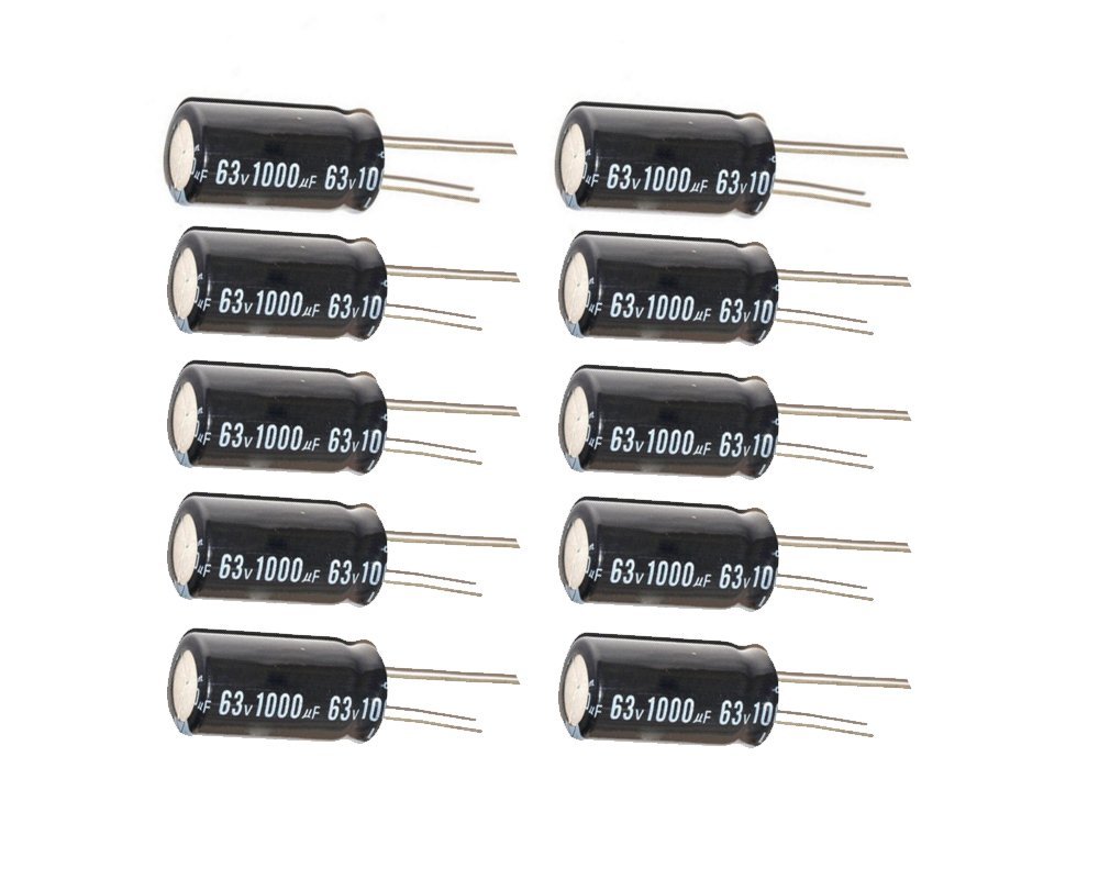 1000Uf 63V 16X25Mm +/-20% -40 To +105°C 10Pcs Aluminum Electrolytic, 100... - $29.99