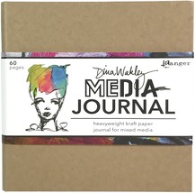 Dina Wakley Media Kraft Journal 6&quot;X6&quot;-Includes Heavyweight Watercolor Paper - £16.84 GBP