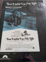 You Light Up My Life Movie Debby Boone Sheet Music Piano Vocal Guitar 1977 - £15.03 GBP