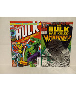 HULK 181 (FACSIMILE) + WOLVERINE #1 + WHAT IF #50 - HULK KILLED WOLVERINE - $25.00