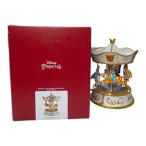 2021 Hallmark Disney Princess Dreams Go Round Carousel Light Sound Motion Table - £104.26 GBP