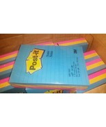 3m post it notes 660-3au lined,colored-in plastic wrap-NEW, PACK OF 12(3 pads/pk - £70.91 GBP