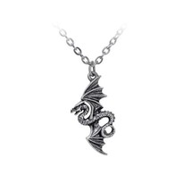 Alchemy P917 Flight of Airus Necklace Gothic Pendant England Dragon Wing - £20.77 GBP