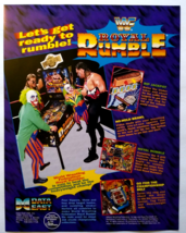 Royal Rumble Pinball Machine Flyer Original 1994 Wrestling Sports Art 8.... - £19.89 GBP