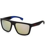 NEW by Hugo Boss: BOSS 1451S 0VKDC Matte Black Sunglasses with Mirror Le... - $89.05
