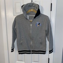 Disney Gray Hoodie FOUR PARKS ONE WORLD Youth L Zip Up Rare - $47.02