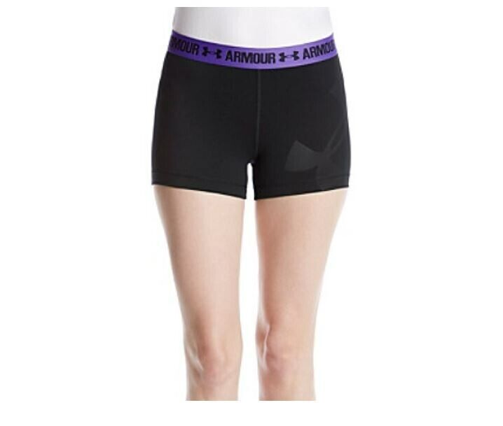 Primary image for Under Armour Women's Heatgear Armour Graphic Xl Shorty, Purple/Black, Large