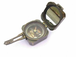 1917 Brunton Antique Compass Vintage Brass Solid Kelvin &amp; Hughes x-mas gift - £27.40 GBP