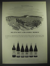 1974 Louis M. Martini Wines Ad - No it&#39;s not a Grandma Moses! - £14.87 GBP
