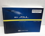 2014 Kia Soul Owners Manual - $32.56
